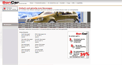Desktop Screenshot of boncar.de